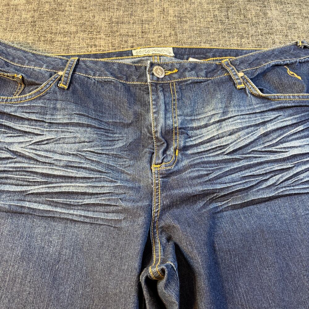 Phat Fashion Silver Label Womens Plus Size 24 Jeans 5 pocket